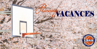 PLANNING D'ENTRAÎNEMENTS - VACANCES PRINTEMPS 2023